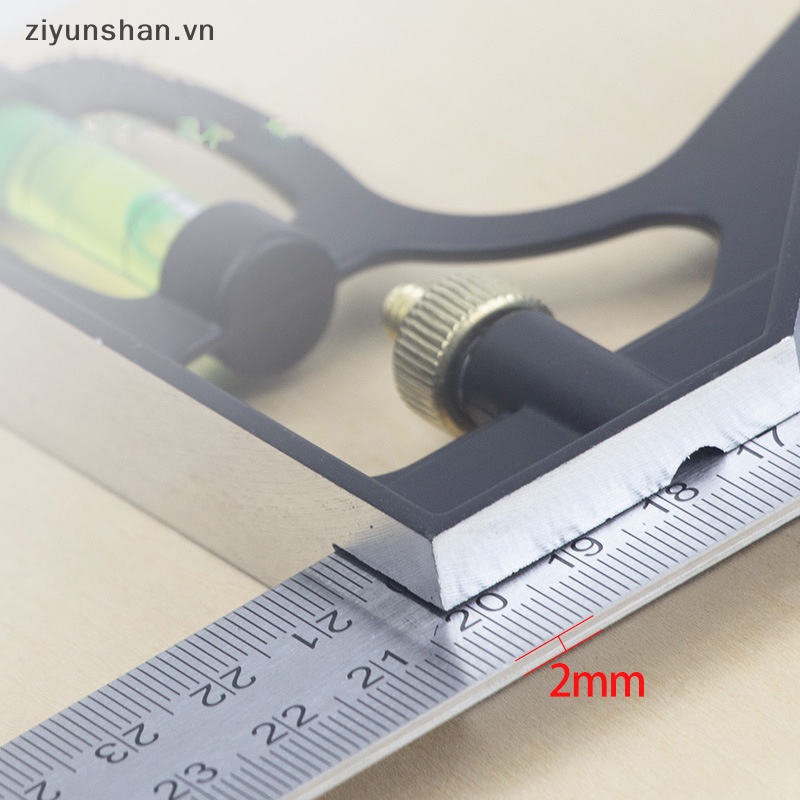 Thước Đo Góc Phải 45 / 90 Độ 12inch Điều Chỉnh Được Tiện Lợi