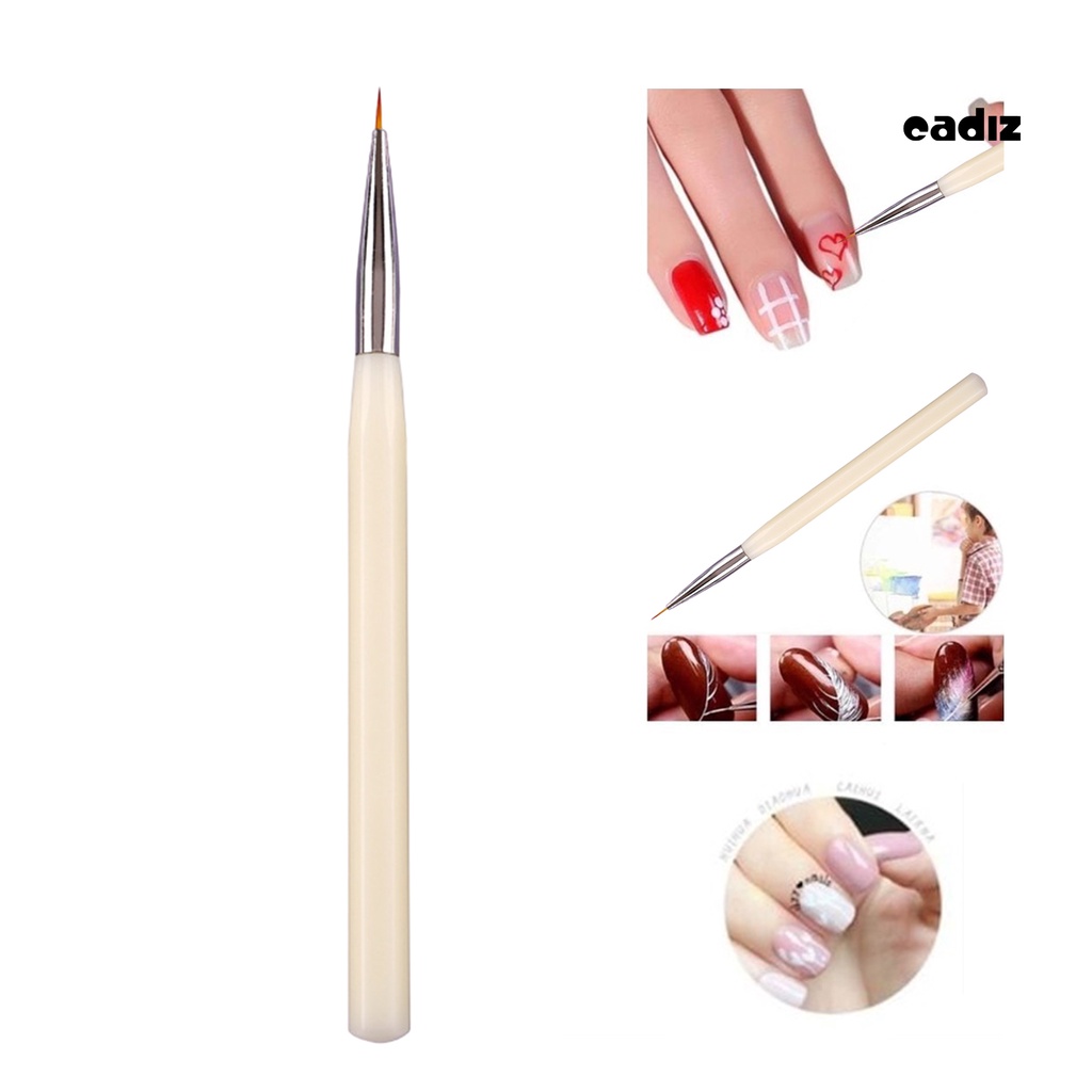 Cọ Nylon Lông Kim Loại Thoải Mái Chuyên Dụng Cho Vẽ Móng Tay