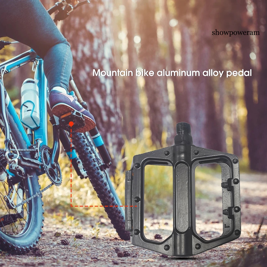 1 Cặp Bàn Đạp Xe Đạp Trái / Phải Bằng Hợp Kim Nhôm Siêu Nhẹ Chất Lượng Cao