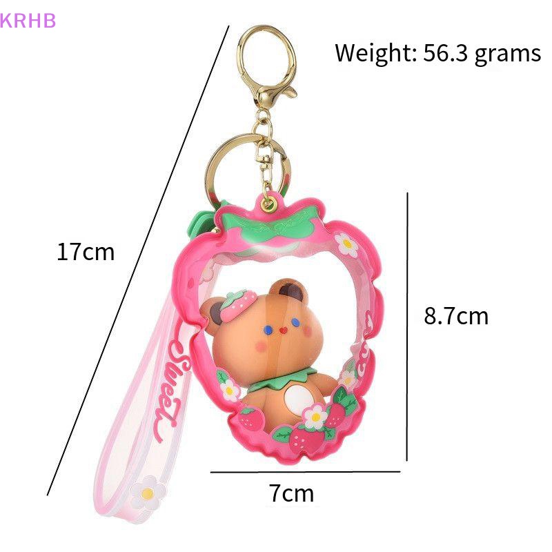 Móc Khóa Hình Thỏ Trắng Bơm Hơi Dễ Thương Mới