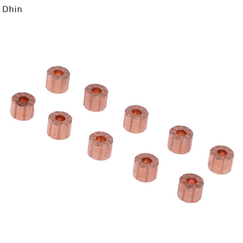 [Dhin] Bộ 10 Vòng Bi Kim Loại Ống Dẫn Dầu Bằng Đồng