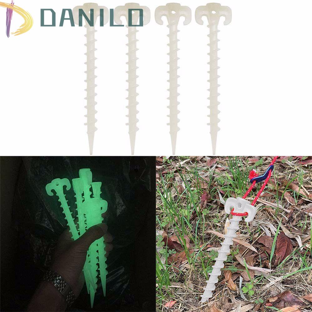 Bộ 5 Cọc Dựng Lều Dạ Quang Đa Năng Tiện Dụng