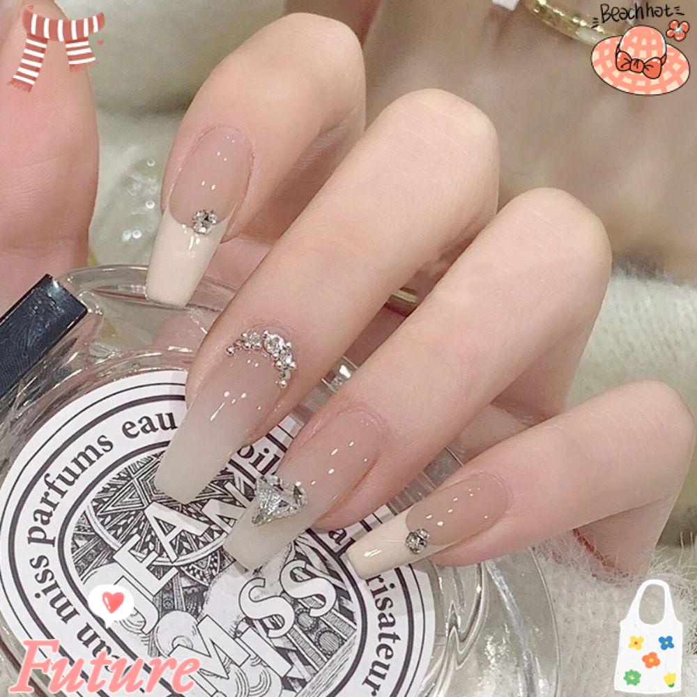 Set 24 Móng Tay Giả Có Thể Tháo Rời|Phụ Kiện Chuyên Dụng Dành Cho Múa Ba Lê