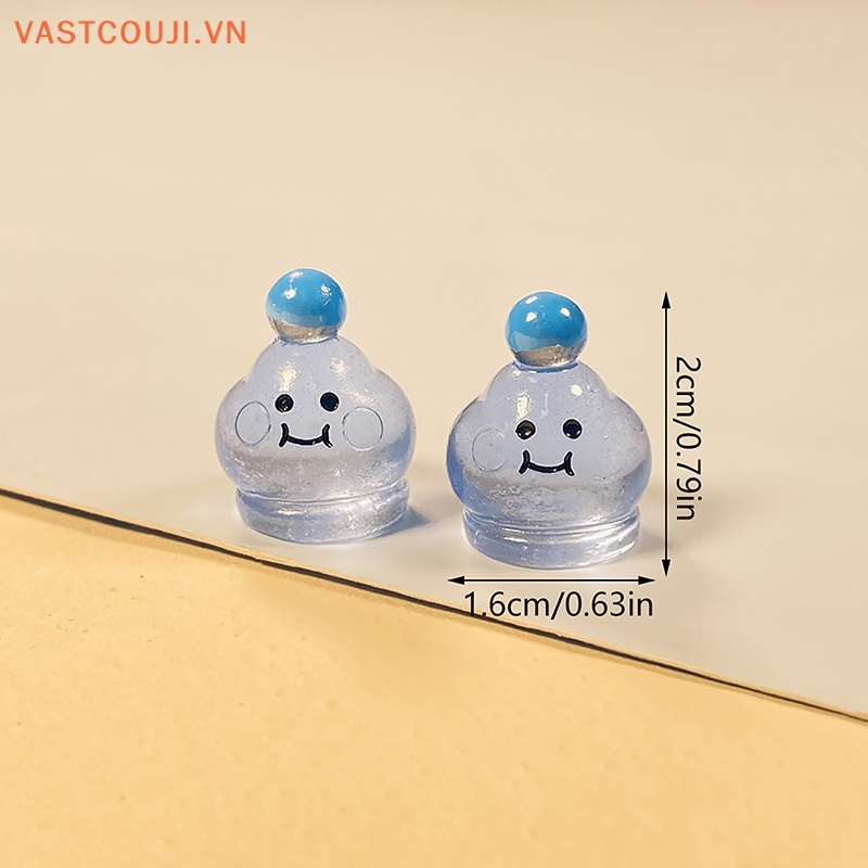 Set 5 Tượng VASTJI Mini Bằng Nhựa Phát Quang Dễ Thương Trang Trí Xe Hơi