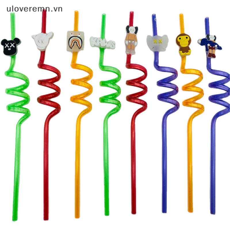 Uloveremn Miếng Dán Ống Hút Sáng Tạo Trang Trí Tiệc