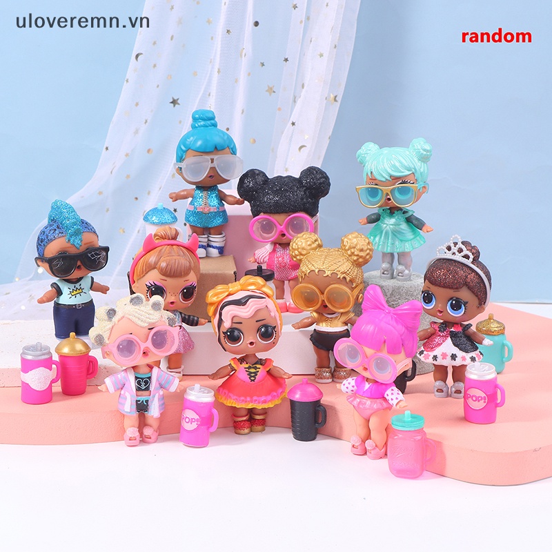 1 Búp Bê Hình Mèo Đeo Túi Ngọc Trai Dễ Thương