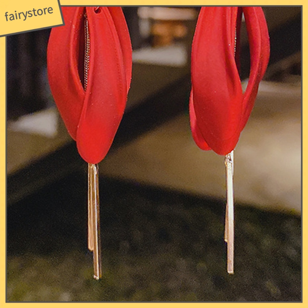 1 Đôi Bông Tai Hình Học Dáng Dài Đính Đá Zircon Phong Cách Hàn Quốc Thanh Lịch