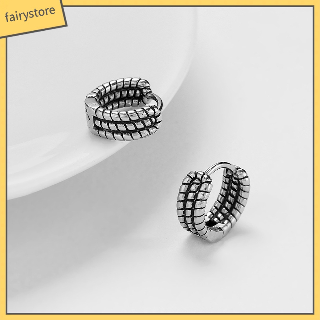 Bông Tai Bằng Thép Không Gỉ Thời Trang Dành Cho Nam