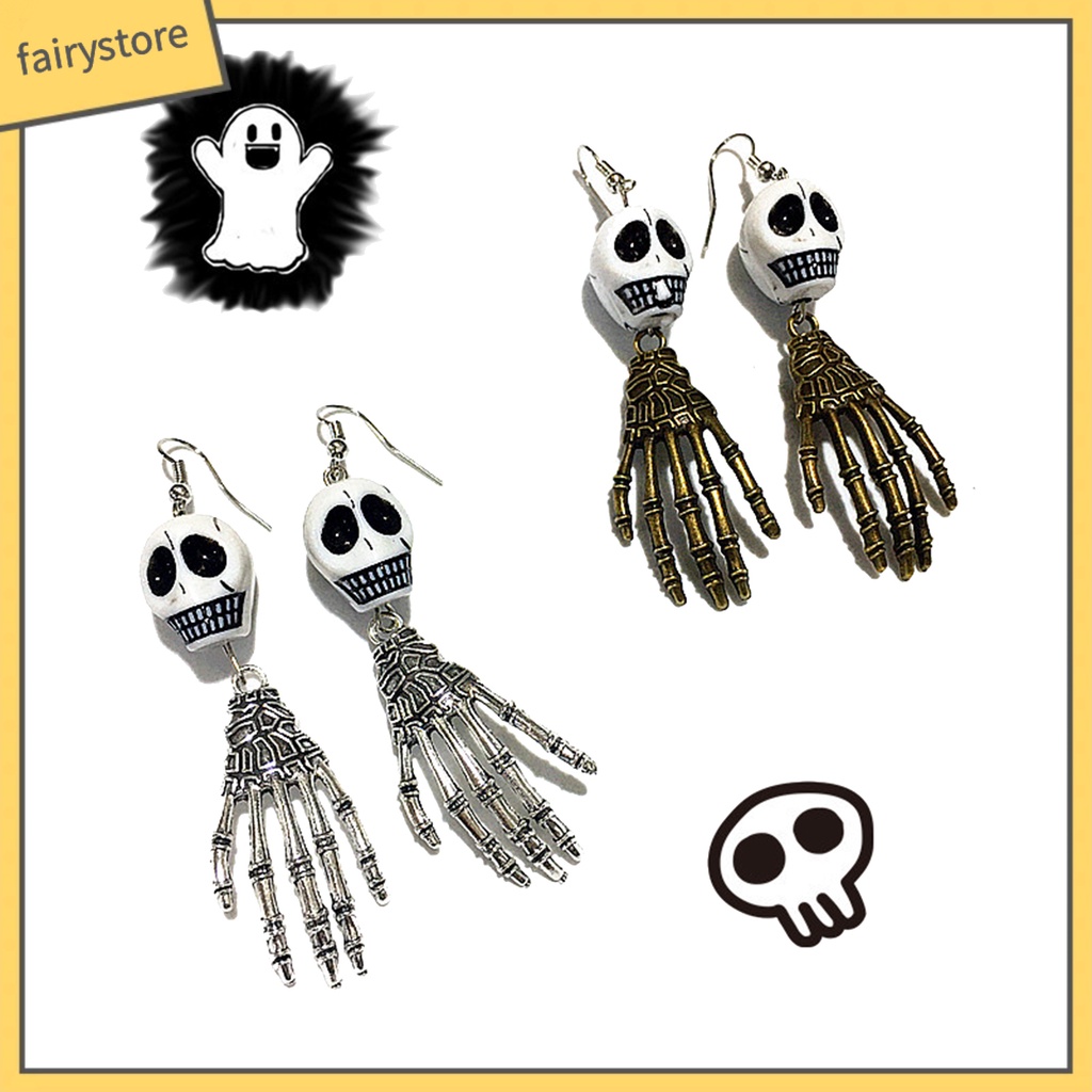 1 Đôi Bông Tai Dài Hình Bàn Tay Kinh Dị Vui Nhộn Dành Cho Lễ Hội