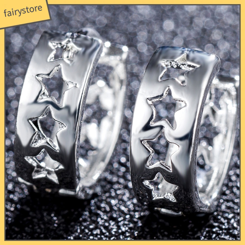 Khuyên Kẹp Vành Tai [FRO] Hình Ngôi Sao Rỗng Sang Trọng Cho Nữ