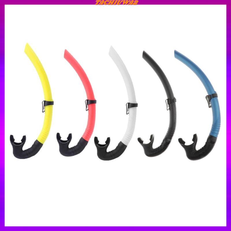 [Tachiuwa2] Ống Thở Bơi Lặn Bằng Silicone Màu Xanh Nhạt