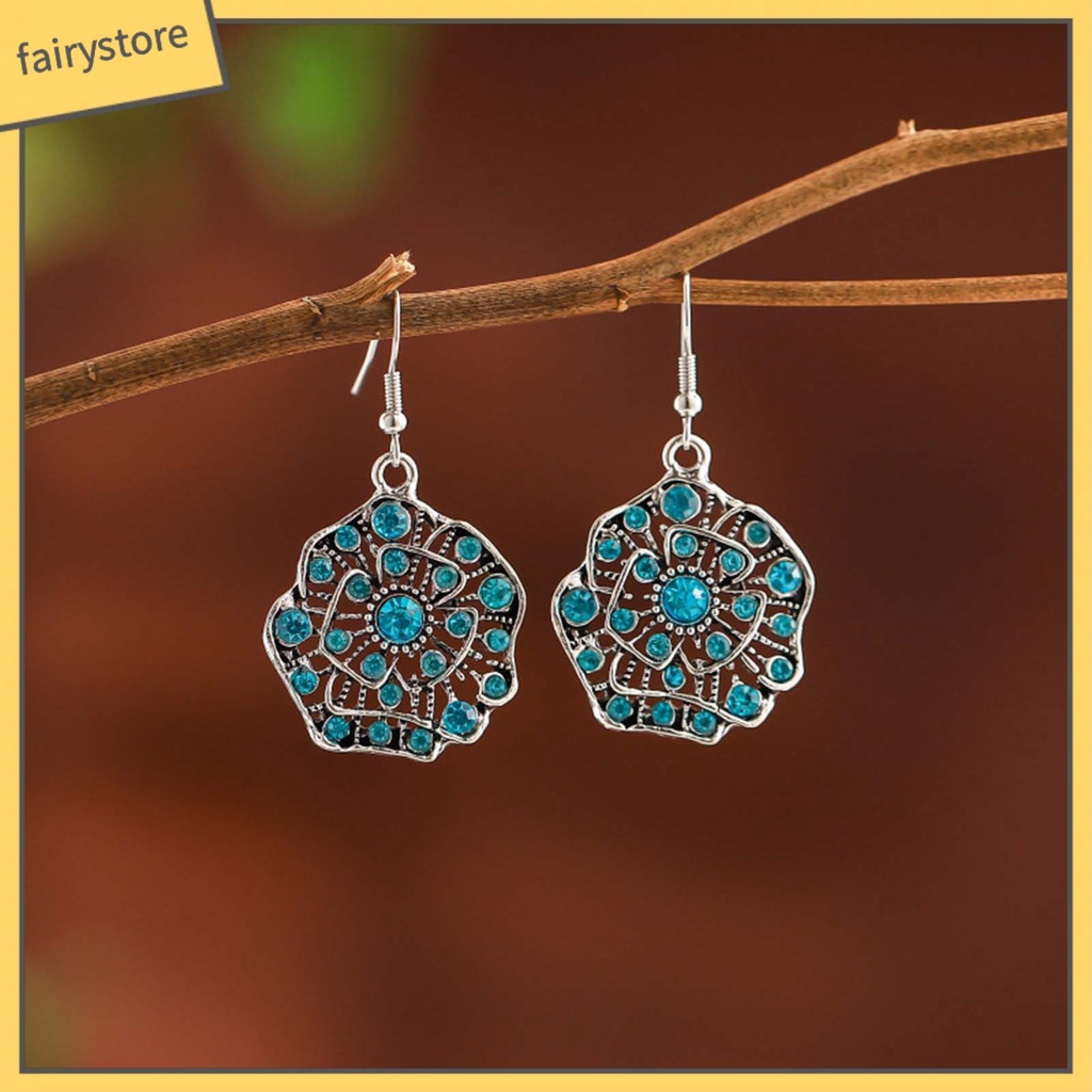 1 Đôi Bông Tai Lủng Lẳng Chống Oxy Hóa Chống Dị Ứng Dễ Sử Dụng Phong Cách Boho Cho Nữ