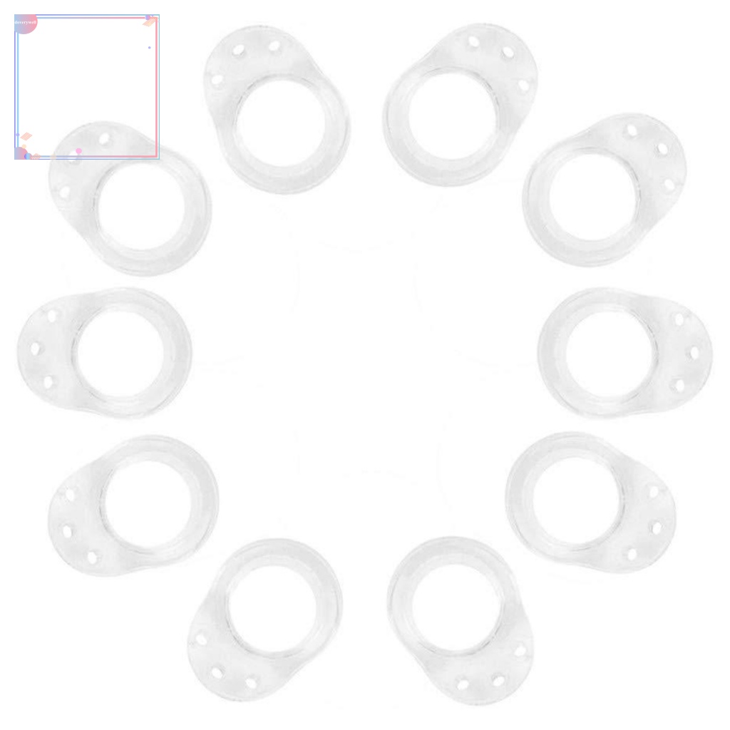 Set 10 Miếng Silicon Trong Suốt Dán Tường Bảo Vệ Tay Nắm Cửa