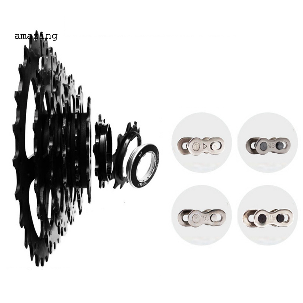 Bộ 2 Khóa Dây Sên Xe Đạp Leo Núi 6 / 7 / 8 / 9 / 10 / 11 Bằng Thép