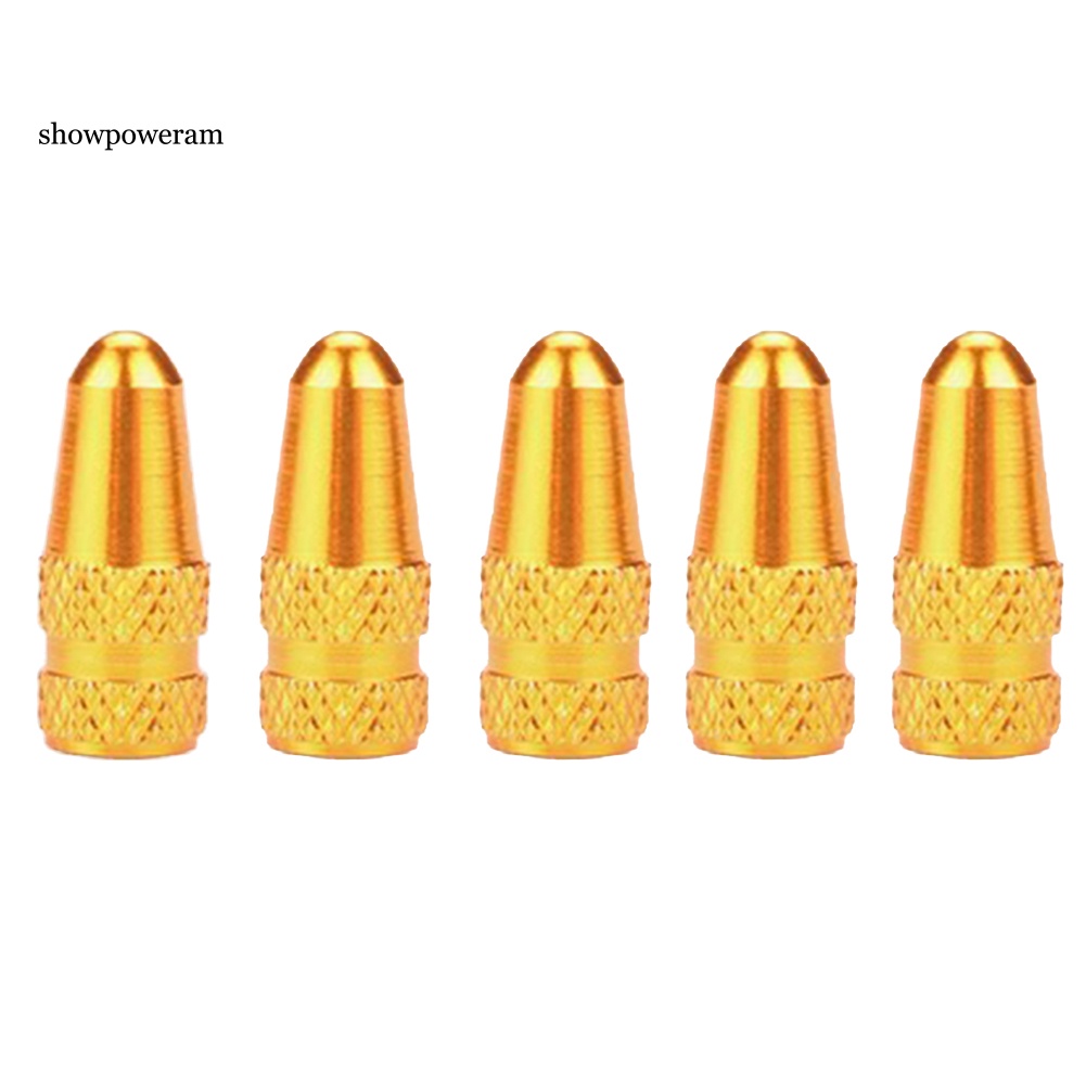 Set 5 Nắp Van Xe Đạp MTB Bằng Hợp Kim Nhôm Chống Bụi