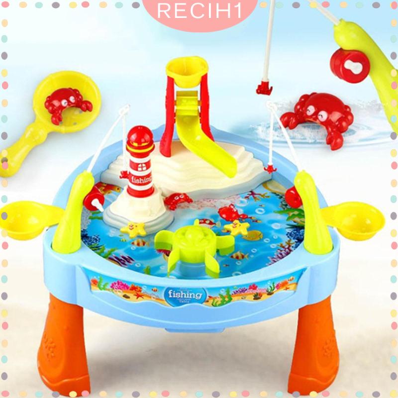 Bộ Đồ Chơi Câu Cá Có Nhạc Và Đèn Dành Cho Trẻ Em 1-3 Tuổi