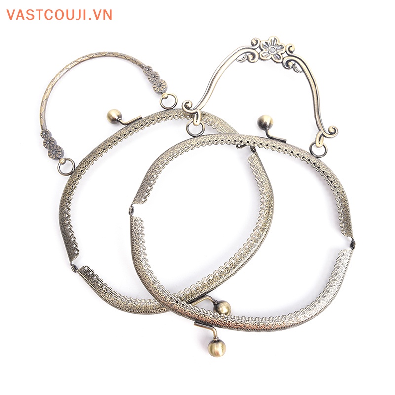Khung Khóa Túi Xách VASTJI 1X 16.5cm Bằng Đồng Thau Cổ Điển