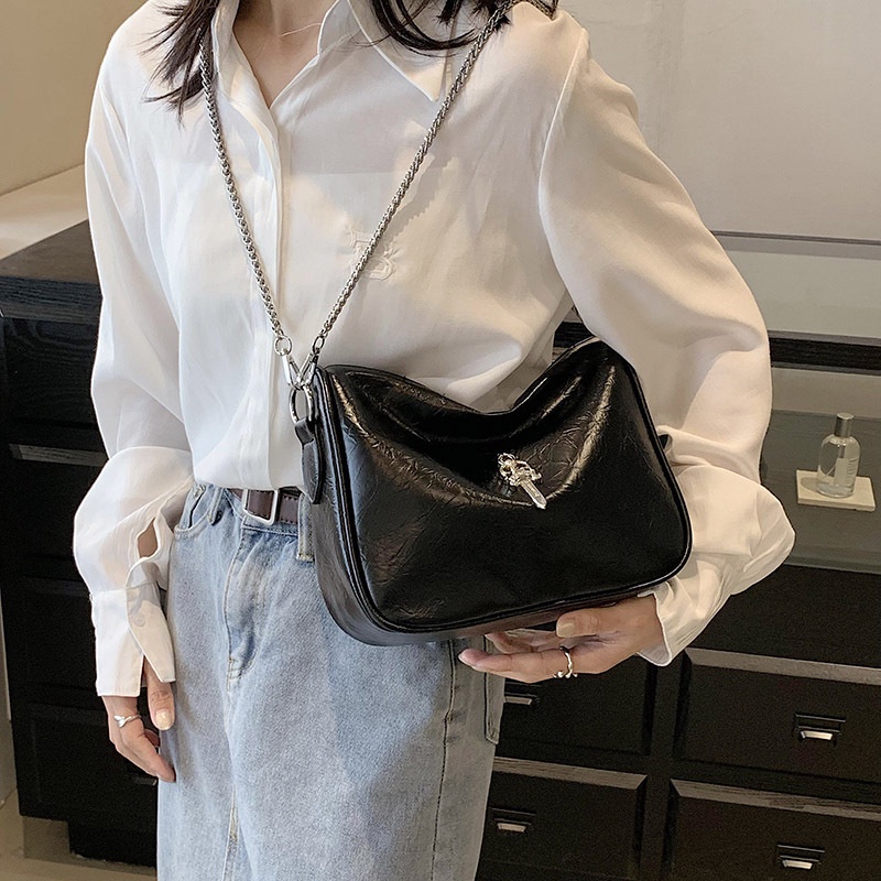 Túi Đeo Chéo Chuỗi Xích Phong Cách Mùa Hè Thời Trang Mới 2023 Cho Nữ HZFTR1753