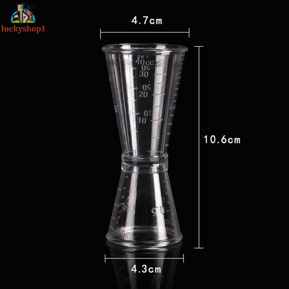 Cốc Đong Hai Mặt Trong Suốt Kích Thước 10.6 * 4.7 * 4.3CM