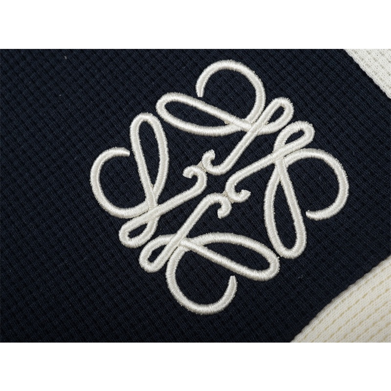 L-o &amp; - Quần Short Thêu Logo Waffle 23ss Thời Trang Đường Phố Mới Nhất