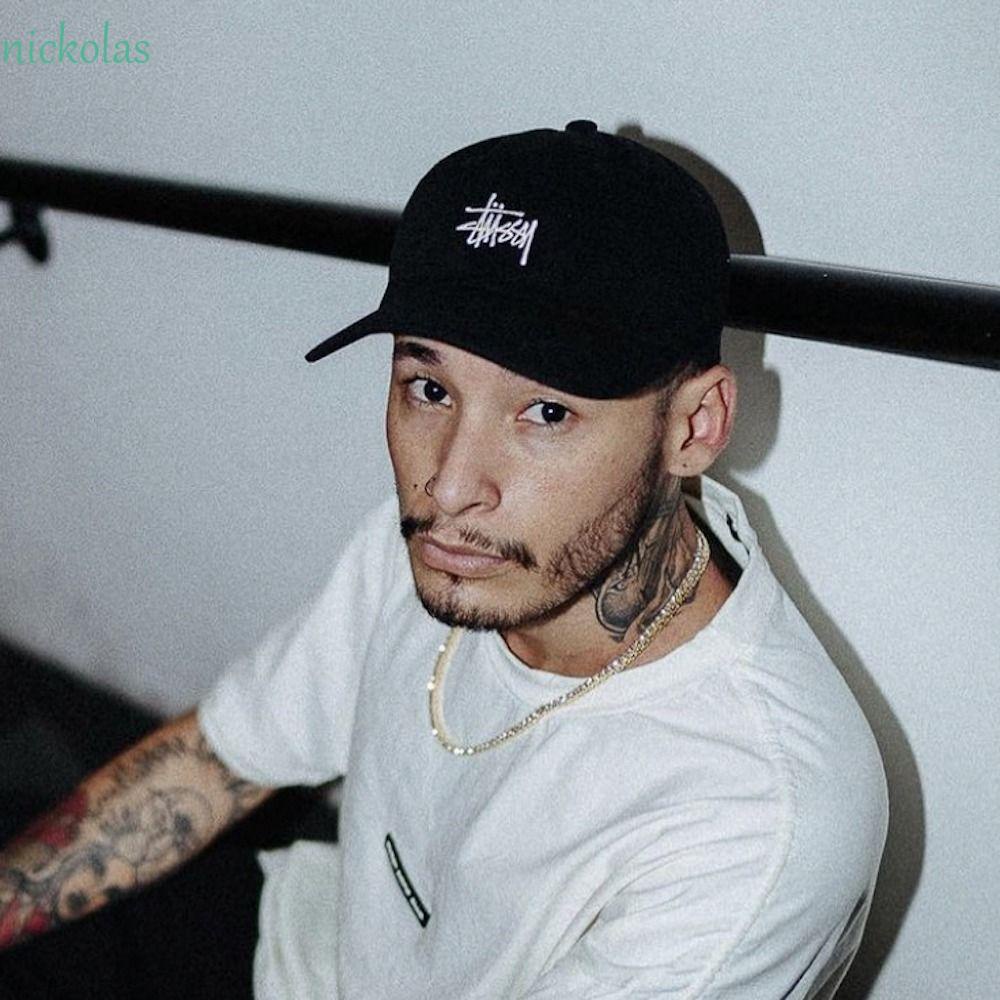 Mũ Lưỡi Trai Chất Liệu Cotton In Chữ Đơn Giản Phong Cách Hàn Quốc Cho Nam Nữ