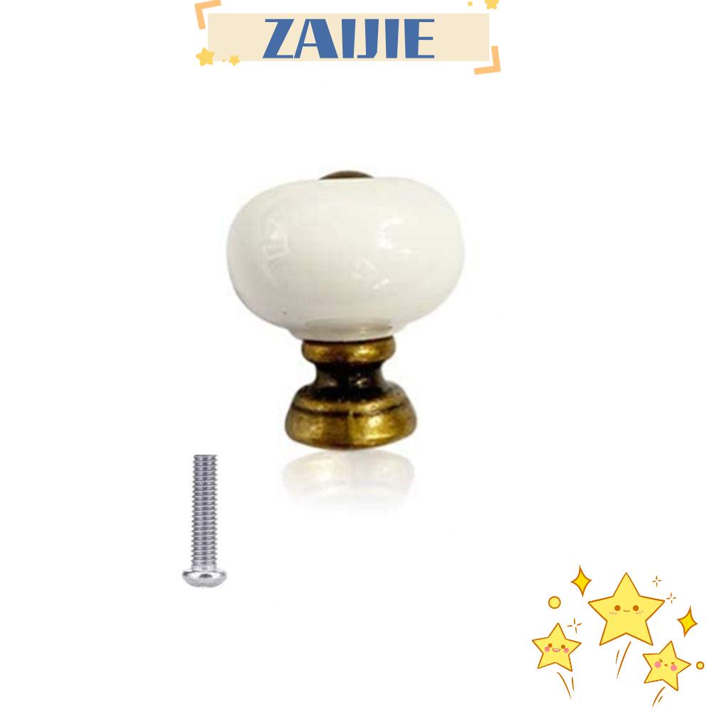 Tay Nắm Cửa Tủ Hình Tròn Bằng Gốm 24 Kiểu Cổ Điển Tiện Dụng