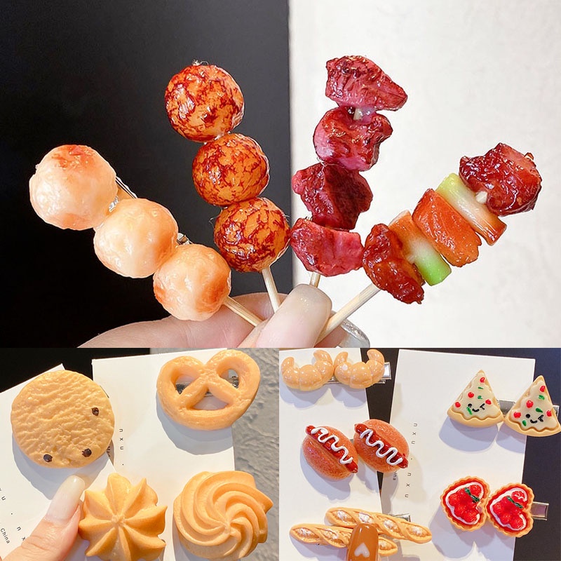 Kẹp Tóc Hình Bánh Quy Dễ Thương