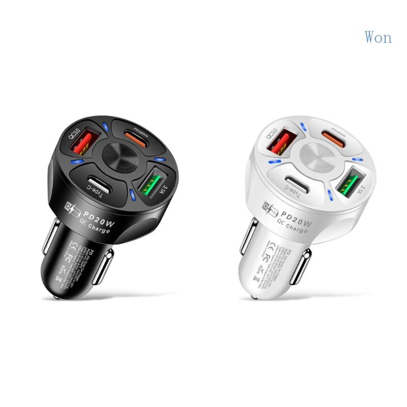 Tẩu Sạc Hai Cổng USB PD20W Siêu Bền Thông Dụng Cho Laptop / Máy Tính Bảng