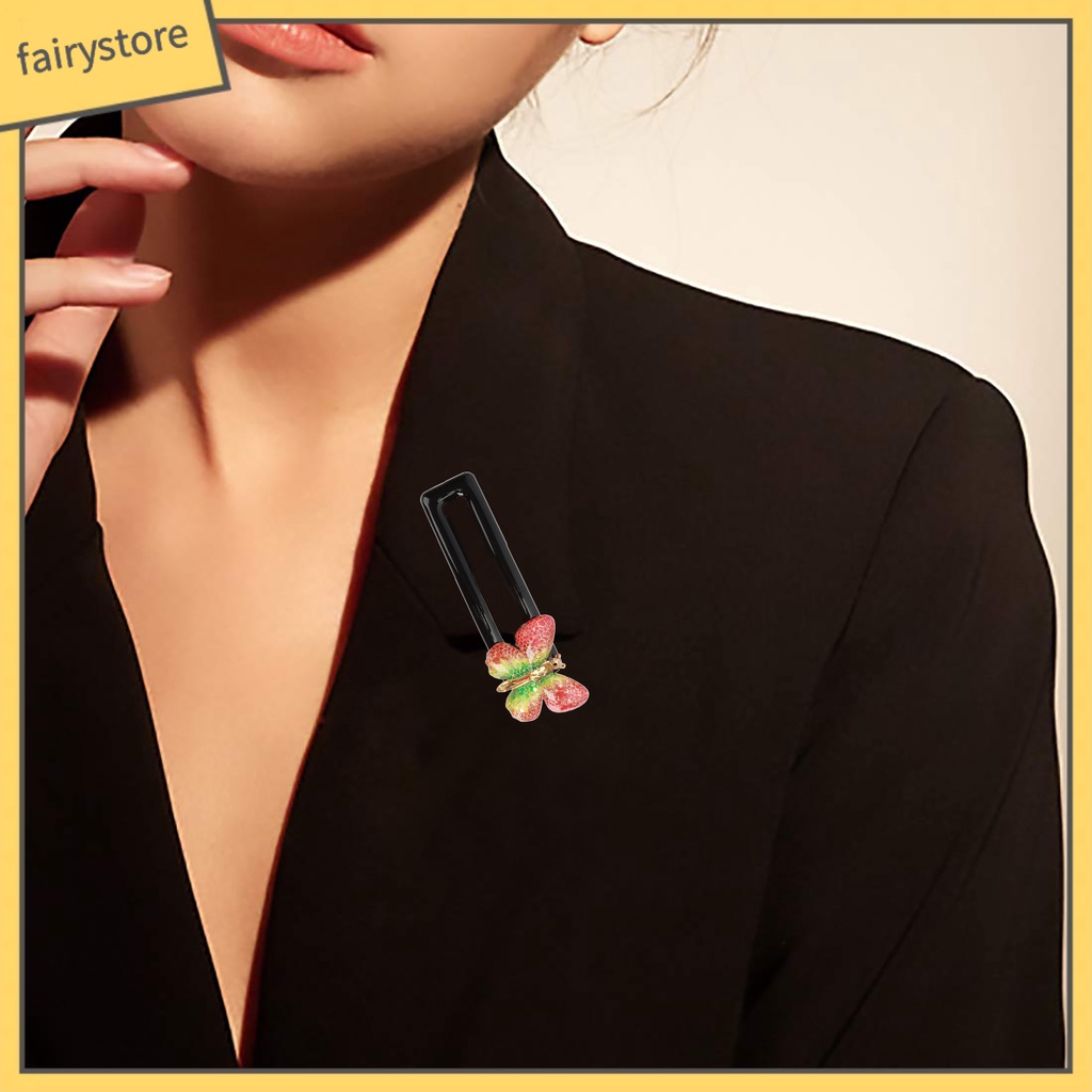 Kẹp Tóc Hình Bướm Màu Đồng Xinh Xắn Cho Nữ