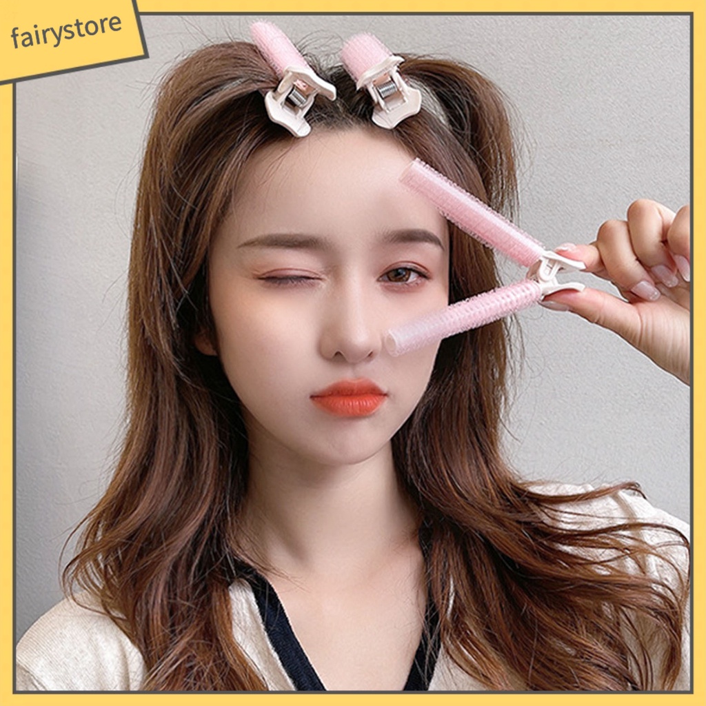 Bộ 2 Kẹp Tóc Không Dùng Nhiệt Không Để Lại Dấu Vết Tạo Kiểu Tóc DIY