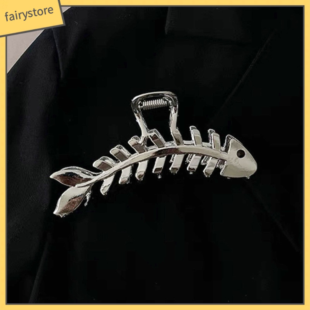 Kẹp Tóc Càng Cá Mập Bằng Kim Loại Chống Trượt Tạo Kiểu Tóc Cho Nữ