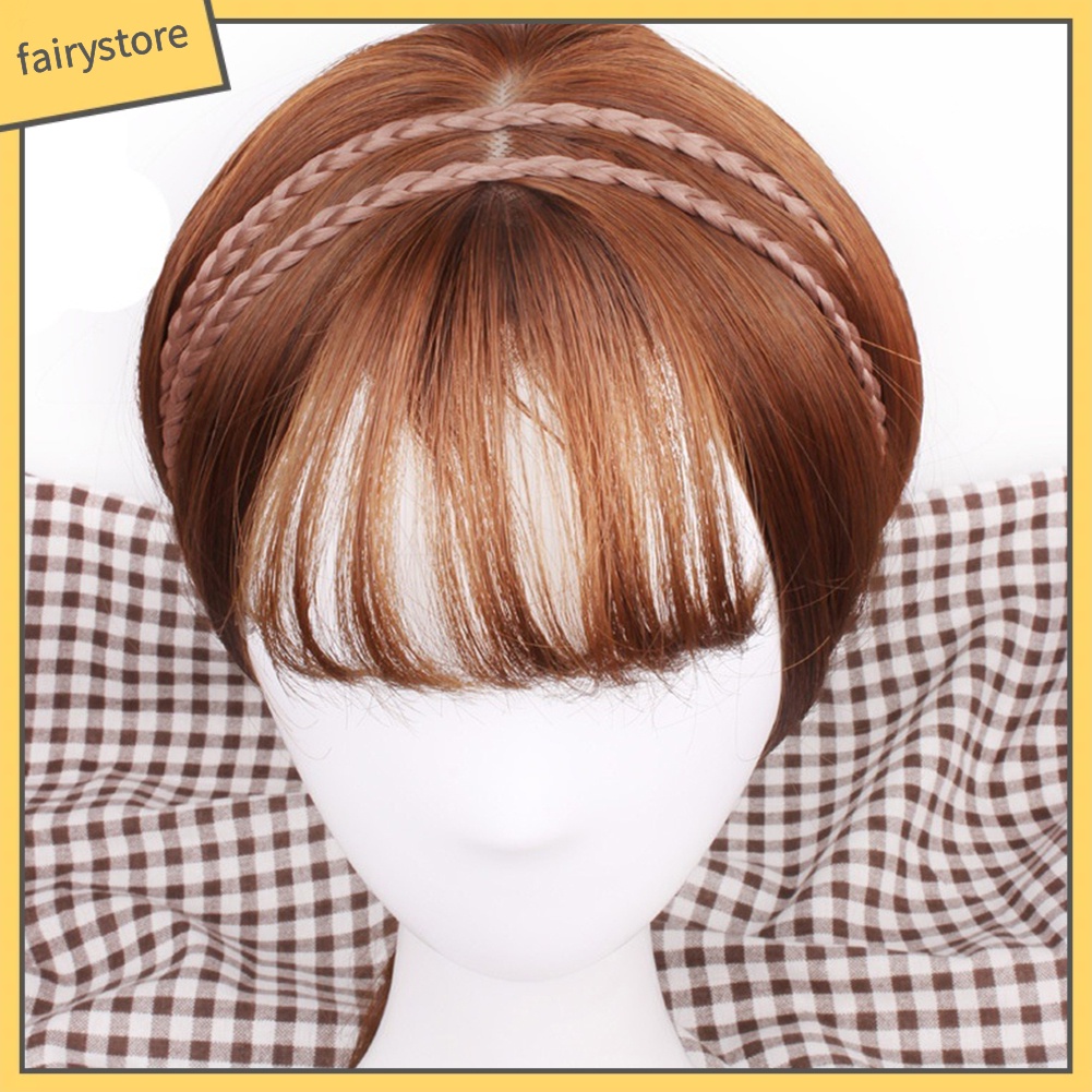 Băng Đô Bện Dây Co Giãn 2 Lớp Thời Trang Cho Nữ