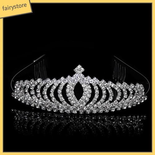 Vương Miện Đính Đá Lấp Lánh Sang Trọng Cho Cô Dâu