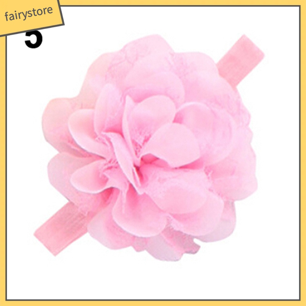 Băng Đô Hoa Co Giãn Dễ Thương Cho Bé Gái