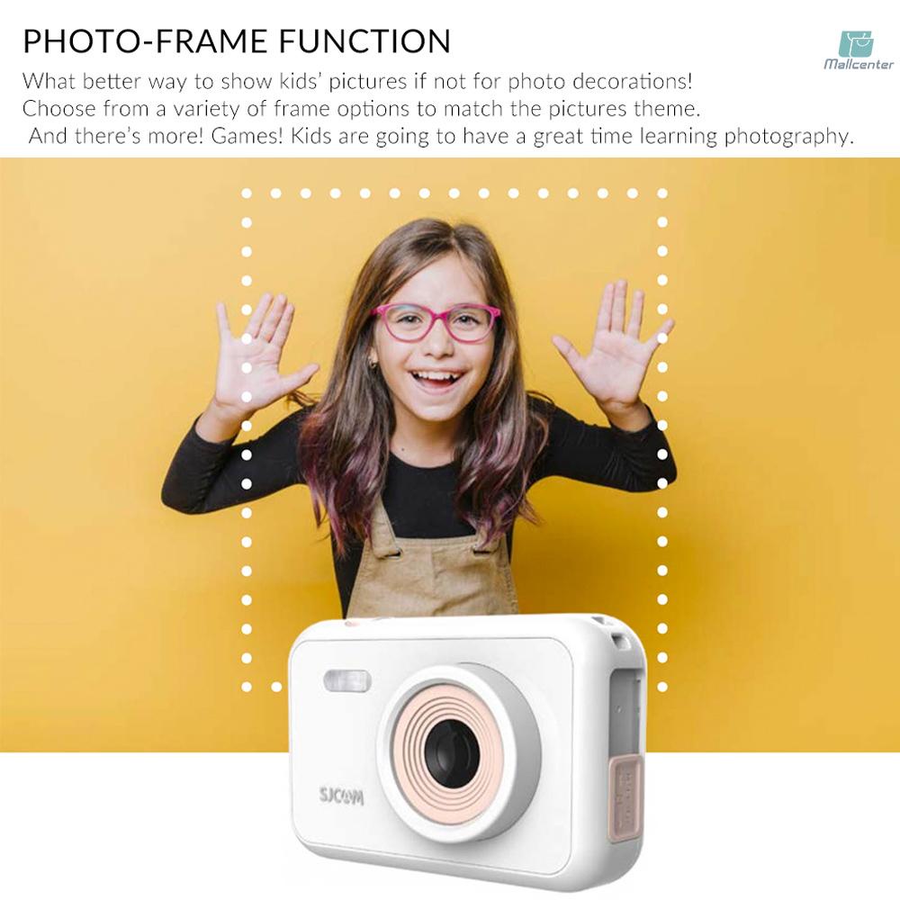 SJCAM FunCam 1080P High Resolution Kids Digital Camera Portable Mini Video Camera with 12 Mega Pixels 2.0 Inch LCD Display Screen for Boys Girls