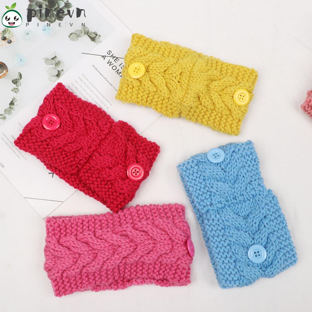 Băng Đô Dệt Kim Co Giãn Mềm Mại Màu Kẹo Thời Trang Mùa Đông