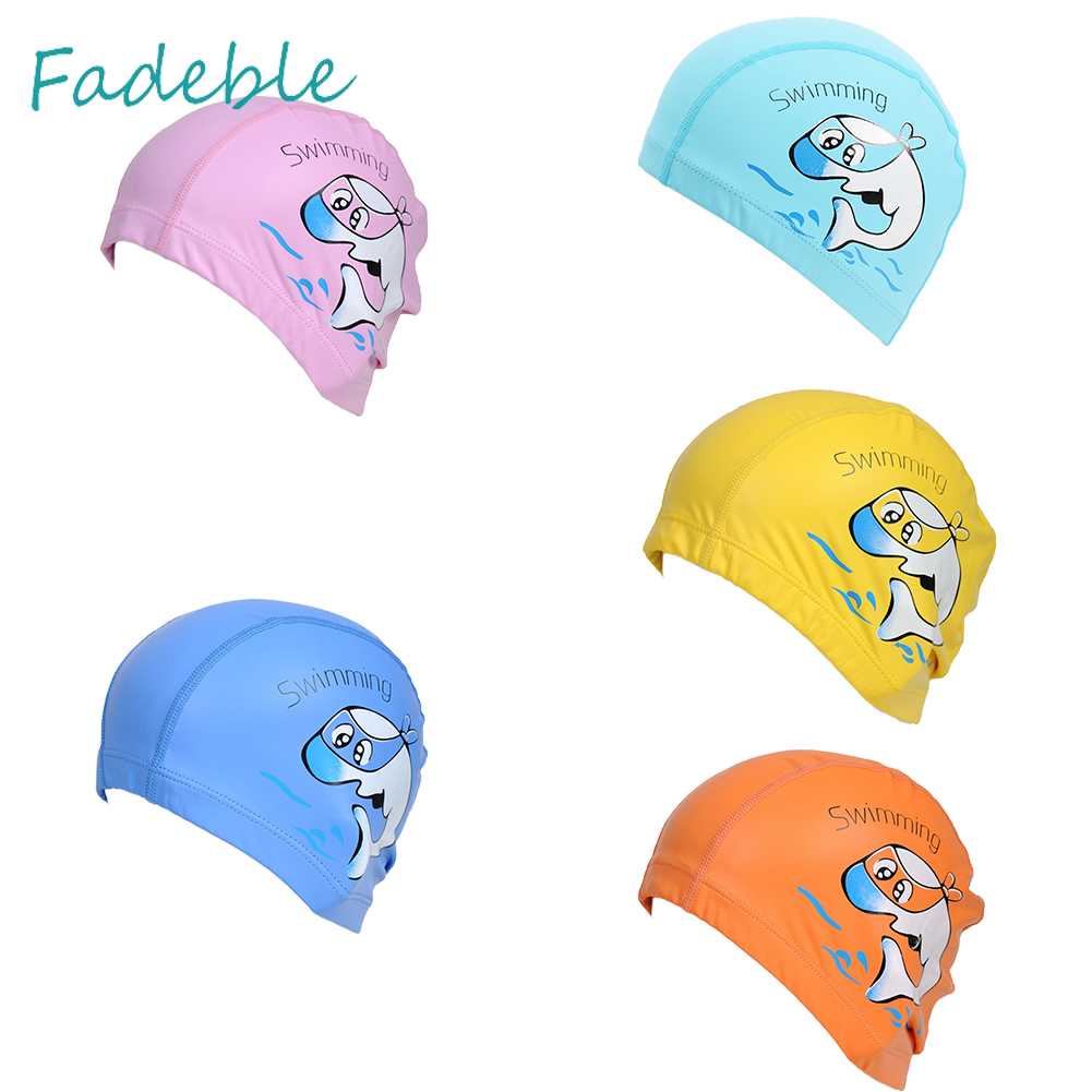 Mũ Bơi Chất Liệu PU Mềm Mại Thoải Mái Cho Bé
