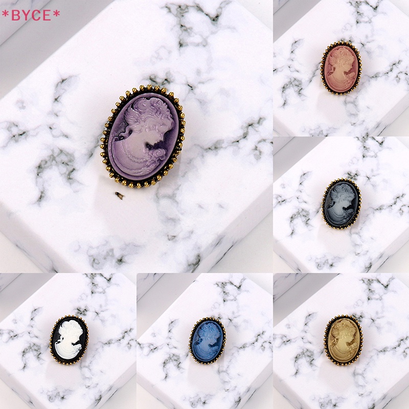 Ghim Cài Áo Hình Nữ Hoàng Đính Đá Pha Lê Phong Cách Vintage Mới