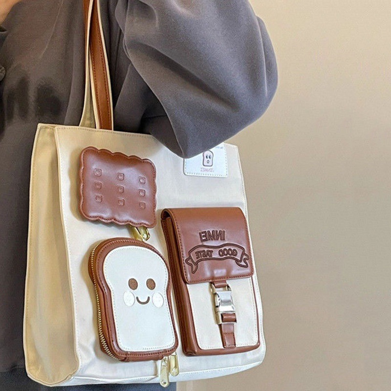 Túi tote Đeo Vai Sức Chứa Lớn Ngọt Ngào Cho Nữ