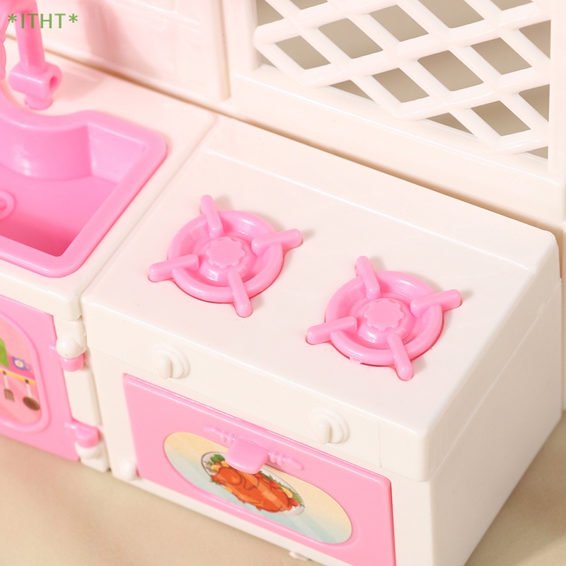 1 Bộ Bếp Lò Mini Tỉ Lệ 1: 12 Cho Nhà Búp Bê Mới