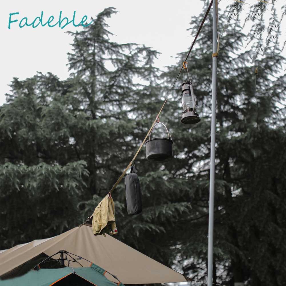 Dây Treo Lều Cắm Trại Kèm Móc Kẹp Tiện Dụng