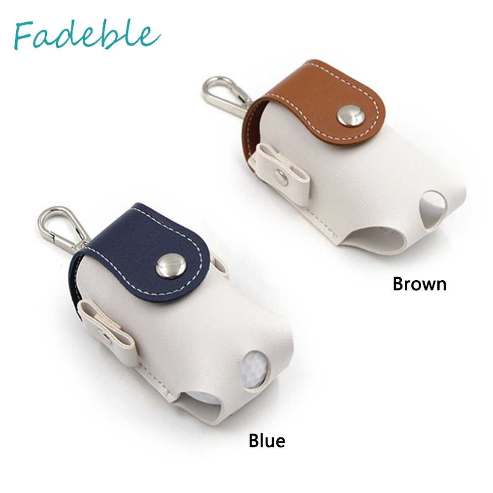 Túi Da Đựng Bóng Golf Đeo Hông Kèm Kẹp Tiện Dụng