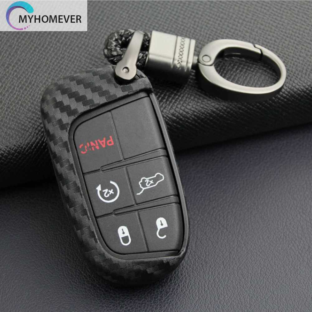 Vỏ Silicon Bảo Vệ Chìa Khóa Xe Hơi Jeep Dodge Chrysler