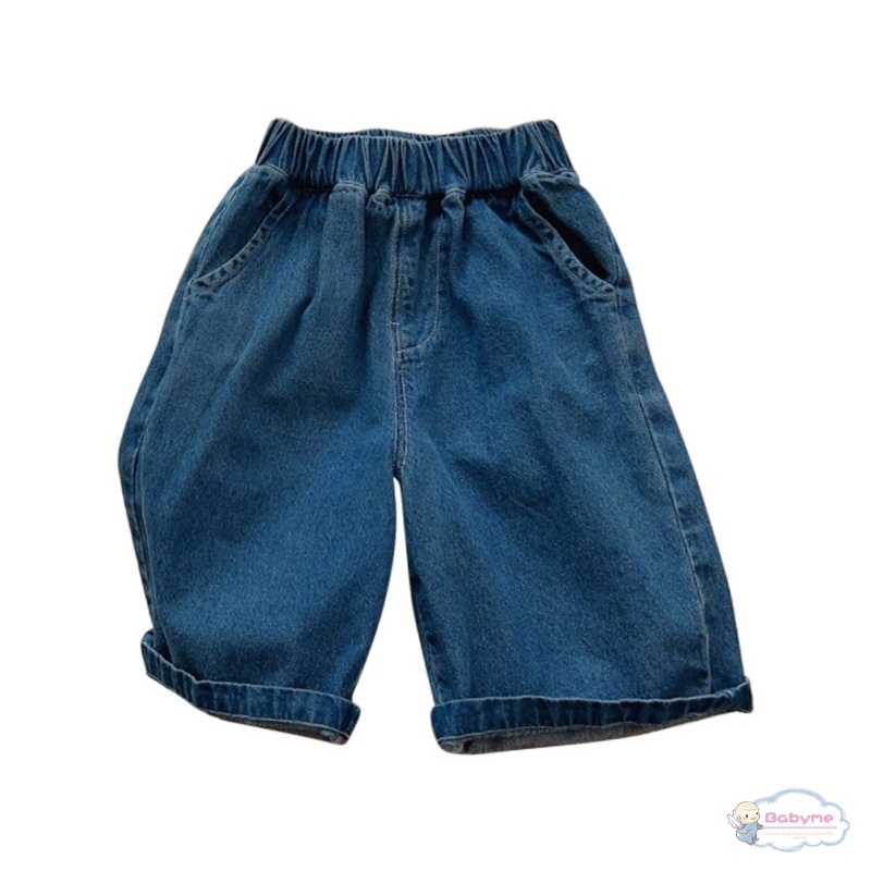Quần Short Denim Thoải Mái Thời Trang Mùa Hè Phong Cách Hàn Quốc Cho Bé Gái