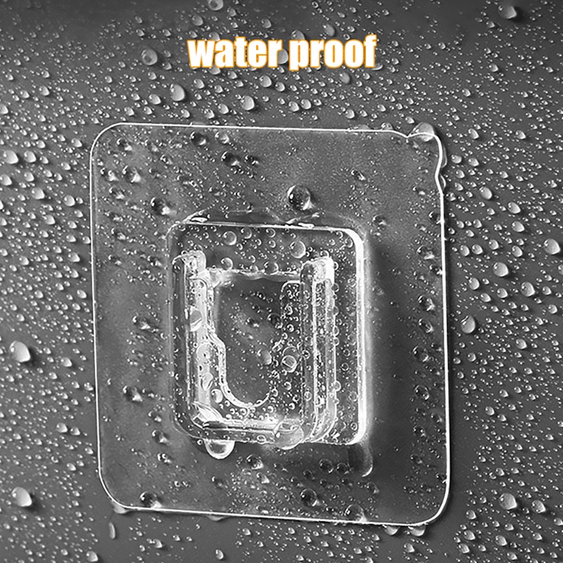 Móc Treo Đồ Dán Tường Hai Mặt Tự Dính Tiện Dụng Cho Nhà Bếp / Phòng Tắm