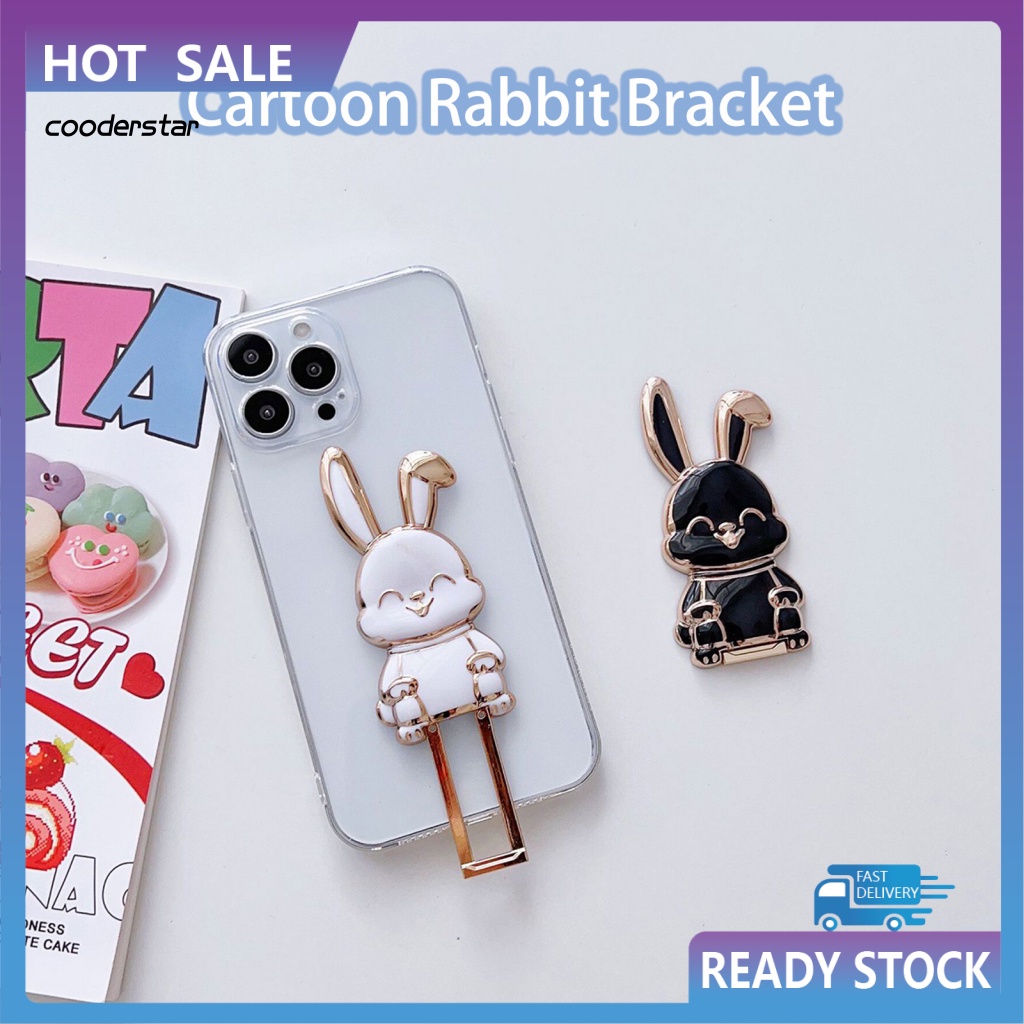 Giá Đỡ Điện Thoại Bằng Nhựa Hình Chú Thỏ Dễ Thương