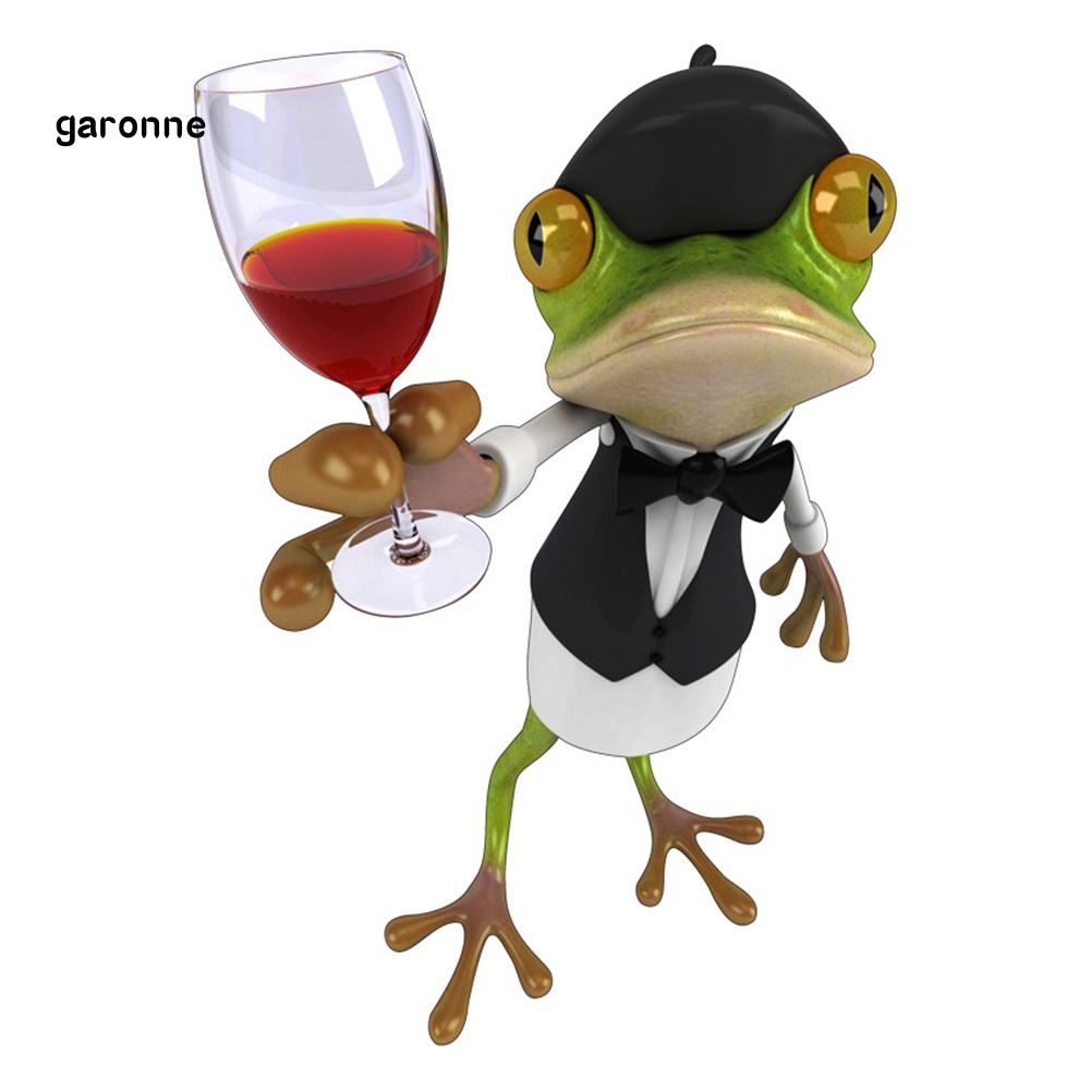 Nhãn Dán Trang Trí Thân Xe Họa Tiết Hoạt Hình Ếch 3D Vui Nhộn