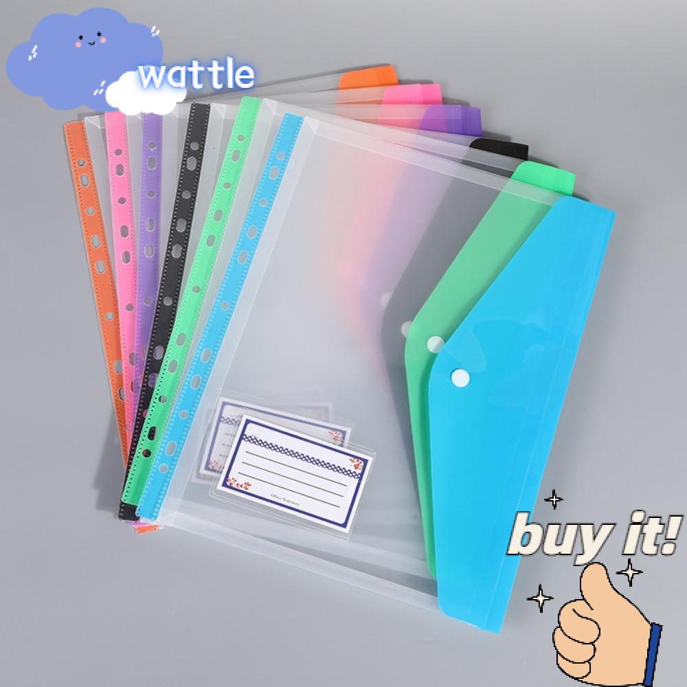 Bộ 12 Túi Đựng Tài Liệu 12 / 11 Lỗ Trong Suốt Tiện Dụng