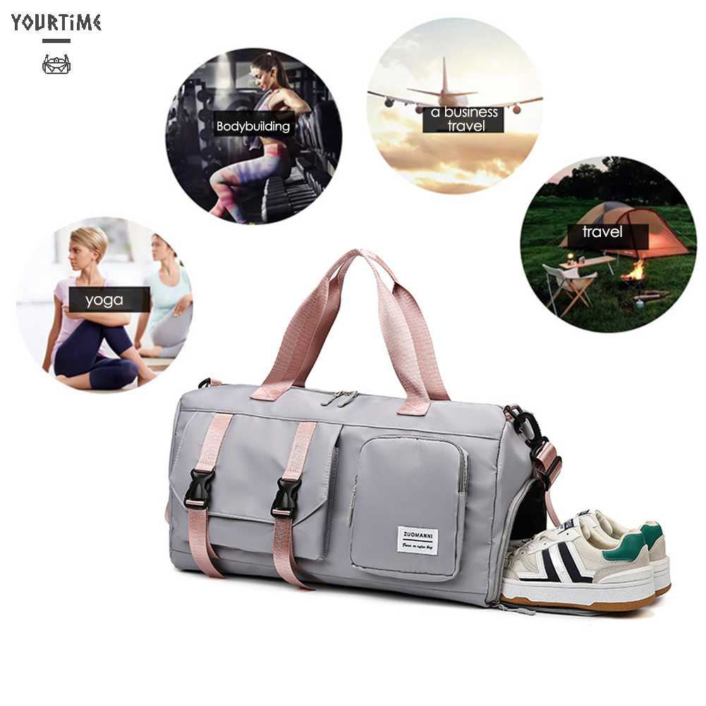 Túi Đựng Đồ Tập Thể Thao Sức Chứa Lớn Chia Ngăn Khô / Ướt Tiện Dụng Cho Nam Và