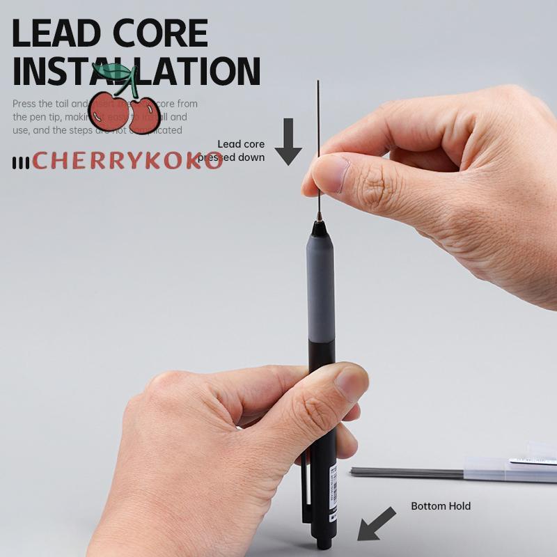 🍒🍒CHERRYKOKO Bút Chì Bấm 0.5mm Tự Động Tiện Lợi